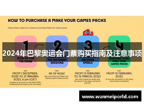 2024年巴黎奥运会门票购买指南及注意事项